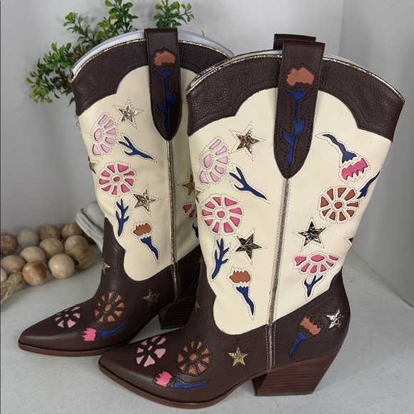 Dolce Vita Women's Lassie Western Boot Sz 7.5 Espresso - Picture 5 of 14